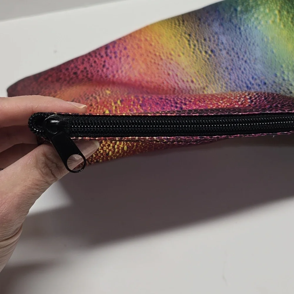 {Stephanie Gottlieb} Multi-Color Zip Jewelry Makeup Bag - Picture 2 of 7